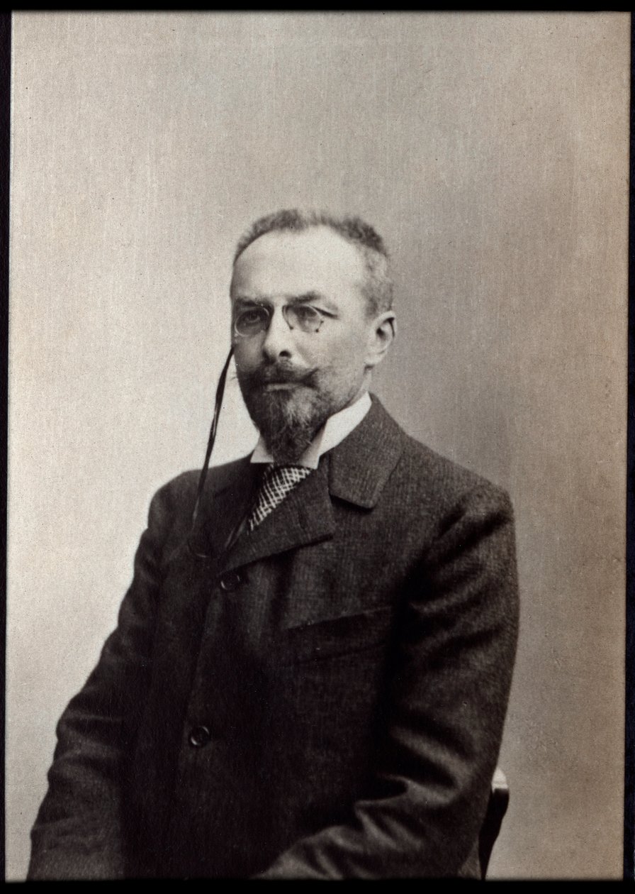 Ranskalaisen kirjailijan Jules Maryn (1851-1922) muotokuva. tekijältä French Photographer