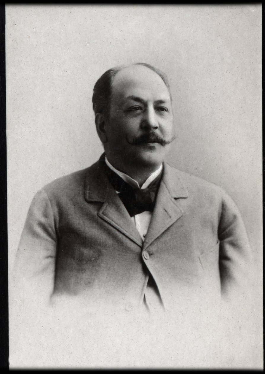 Ranskalaisen säveltäjän Louis Varneyn (1844-1908) muotokuva. tekijältä French Photographer