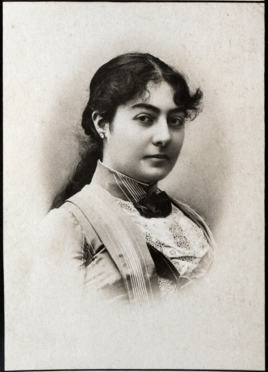 Muotokuva Serbian Nataliesta (1859-1941), Serbian kuningatarpuolisosta. tekijältä French Photographer