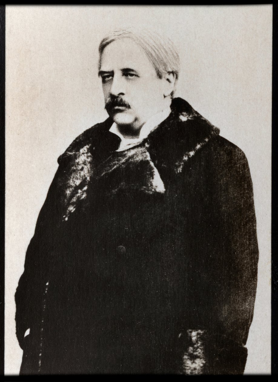 Muotokuva suomalaisruotsalaista arktista tutkimusmatkailijaa Nils Adolf Erik Nordenskjoldista (1832-1901). tekijältä French Photographer