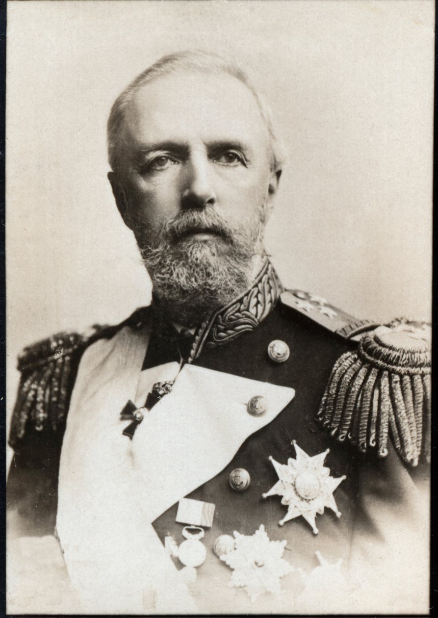 Ruotsin ja Norjan kuninkaan Oscar II:n (1829-1907) muotokuva. tekijältä French Photographer
