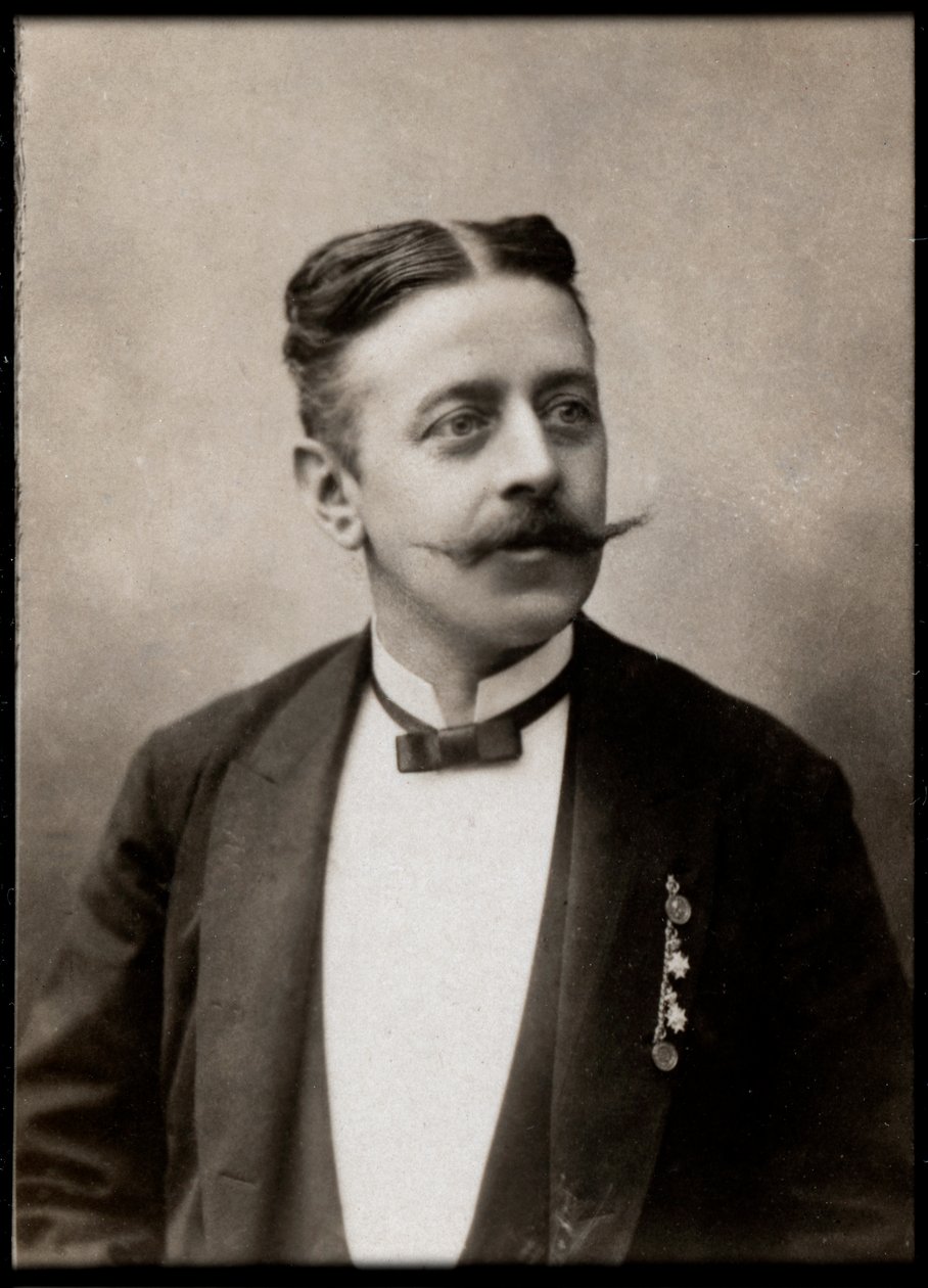 Itävaltalaisen säveltäjän Philipp Fahrbachin (1843-1894) muotokuva. tekijältä French Photographer