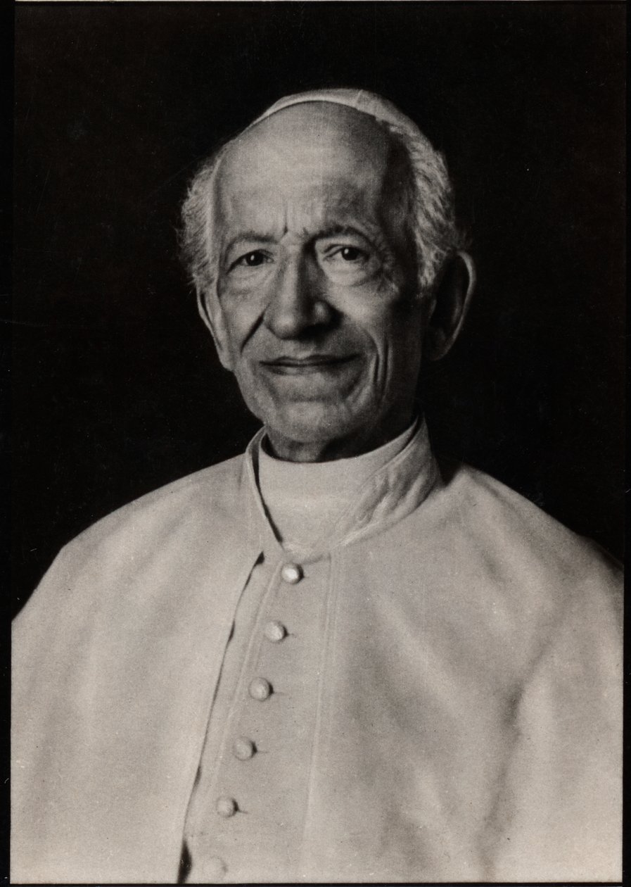 Paavi Leo XIII:n (1810-1903) muotokuva. tekijältä French Photographer