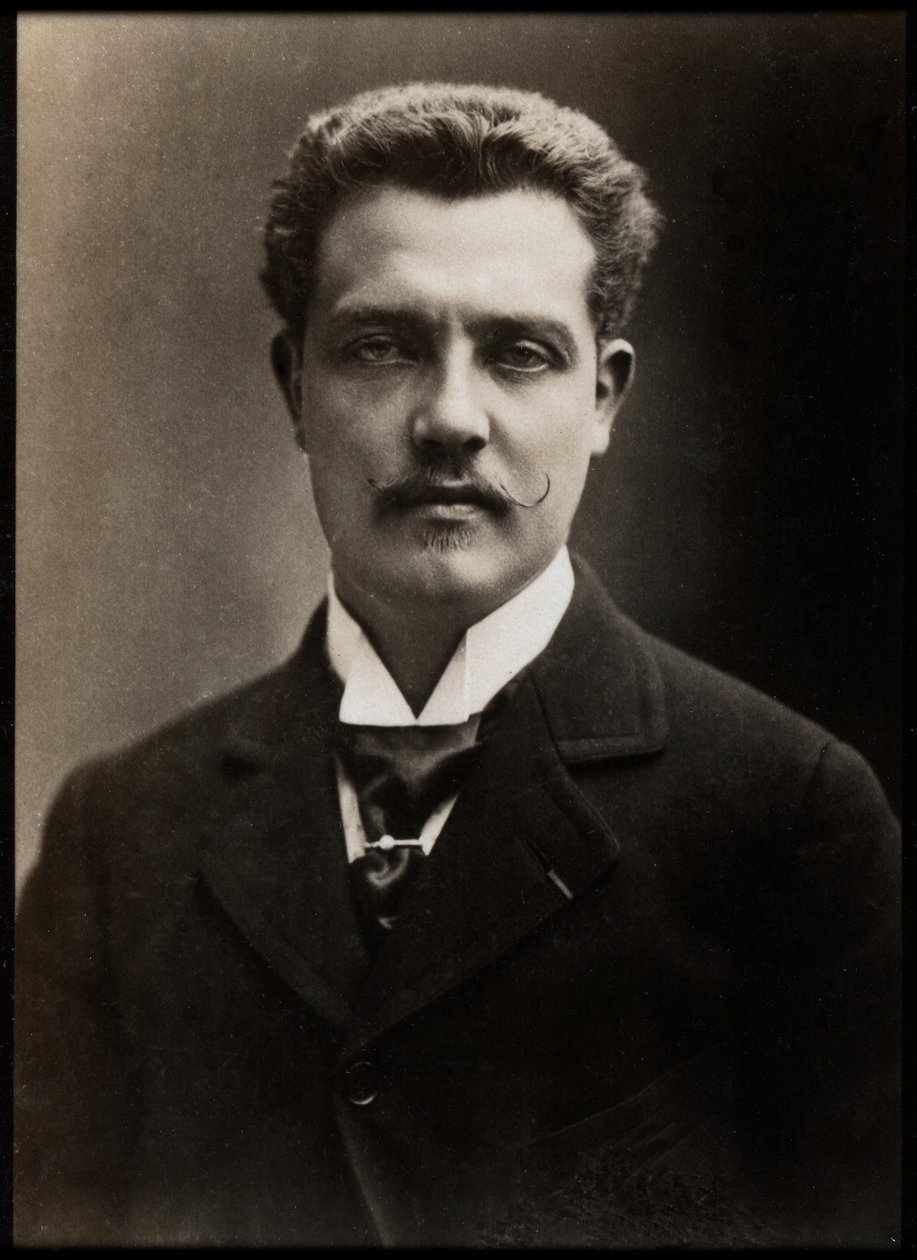 Orleansin prinssi Henrin (1867-1901), ranskalaisen tutkimusmatkailijan muotokuva. tekijältä French Photographer