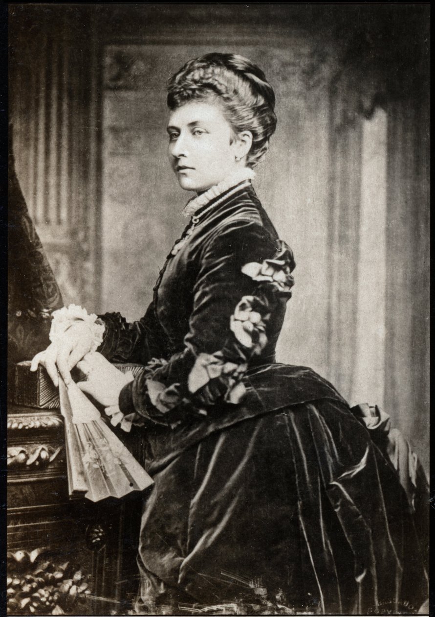 Prinsessa Louisen (1848-1939) muotokuva. tekijältä French Photographer