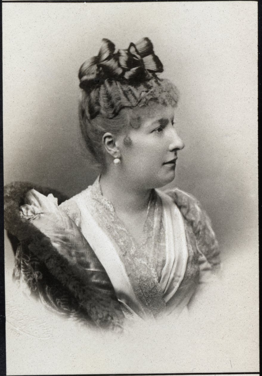 Belgian prinsessa Louise Marien (1858-1924) muotokuva. tekijältä French Photographer