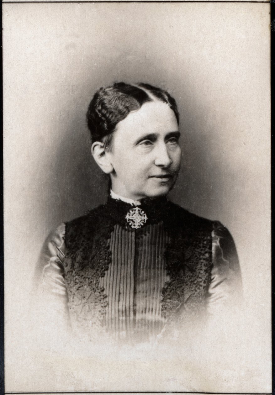 Muotokuva Preussin prinsessa Louisesta (1838-1923), Badenin suurherttuattaresta. tekijältä French Photographer