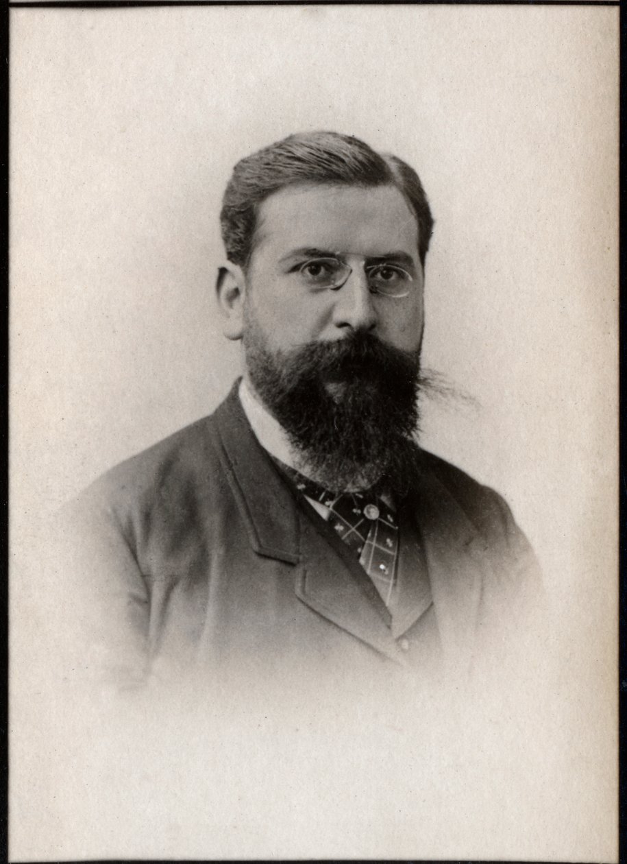 Muotokuva Raoul Pugnosta (1852-1914), ranskalainen säveltäjä, opettaja, urkuri ja pianisti. tekijältä French Photographer