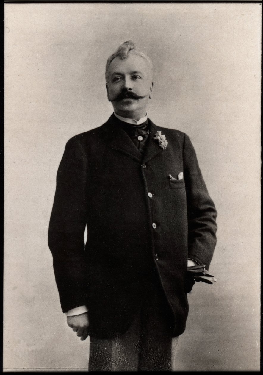 Rene Maizeroyn (1856-1918), ranskalaisen kirjailijan muotokuva. tekijältä French Photographer