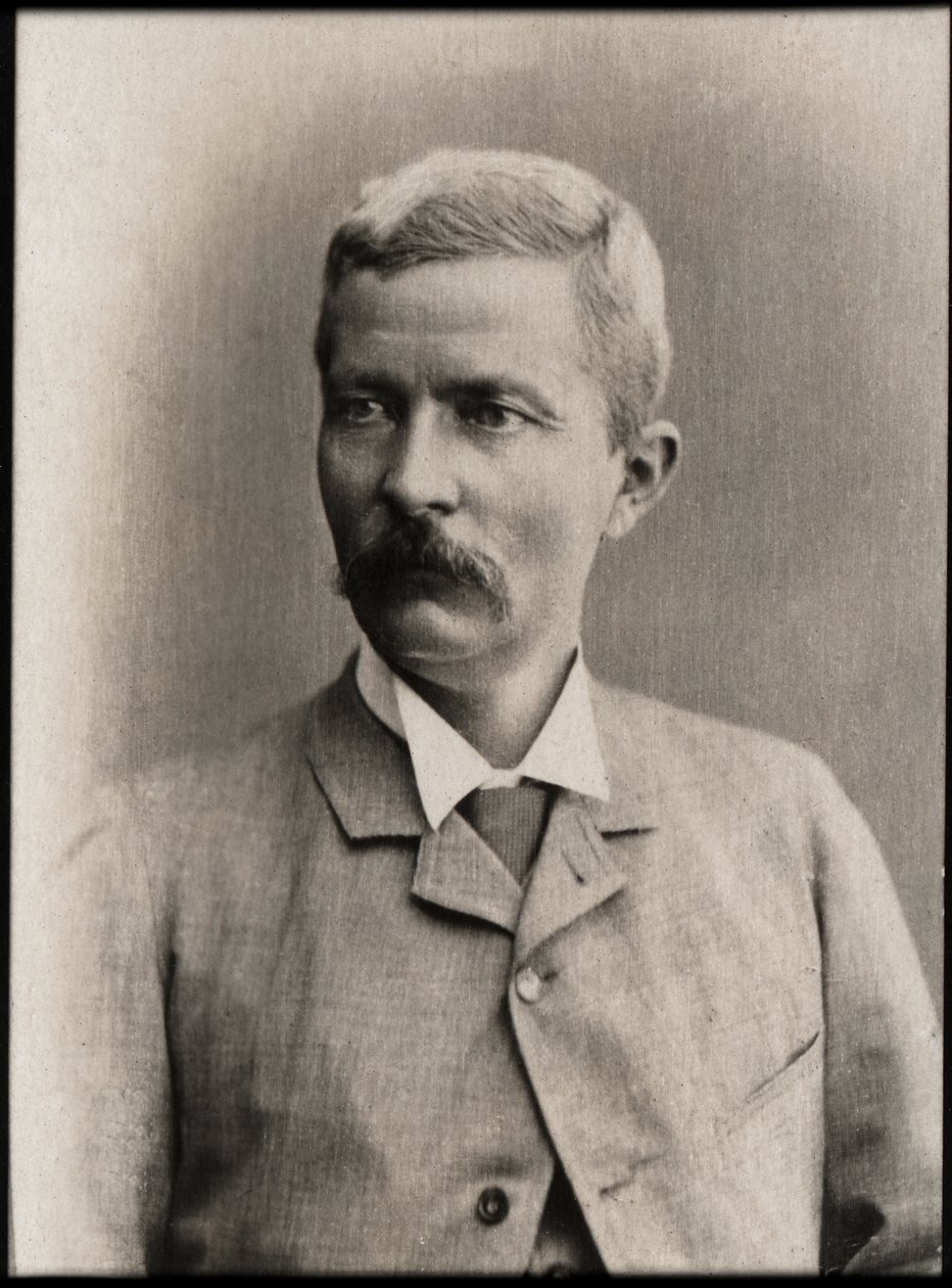 Muotokuva Sir Henry Morton Stanleysta (s. John Rowlands) (1841-1904), walesilainen toimittaja ja tutkimusmatkailija. tekijältä French Photographer