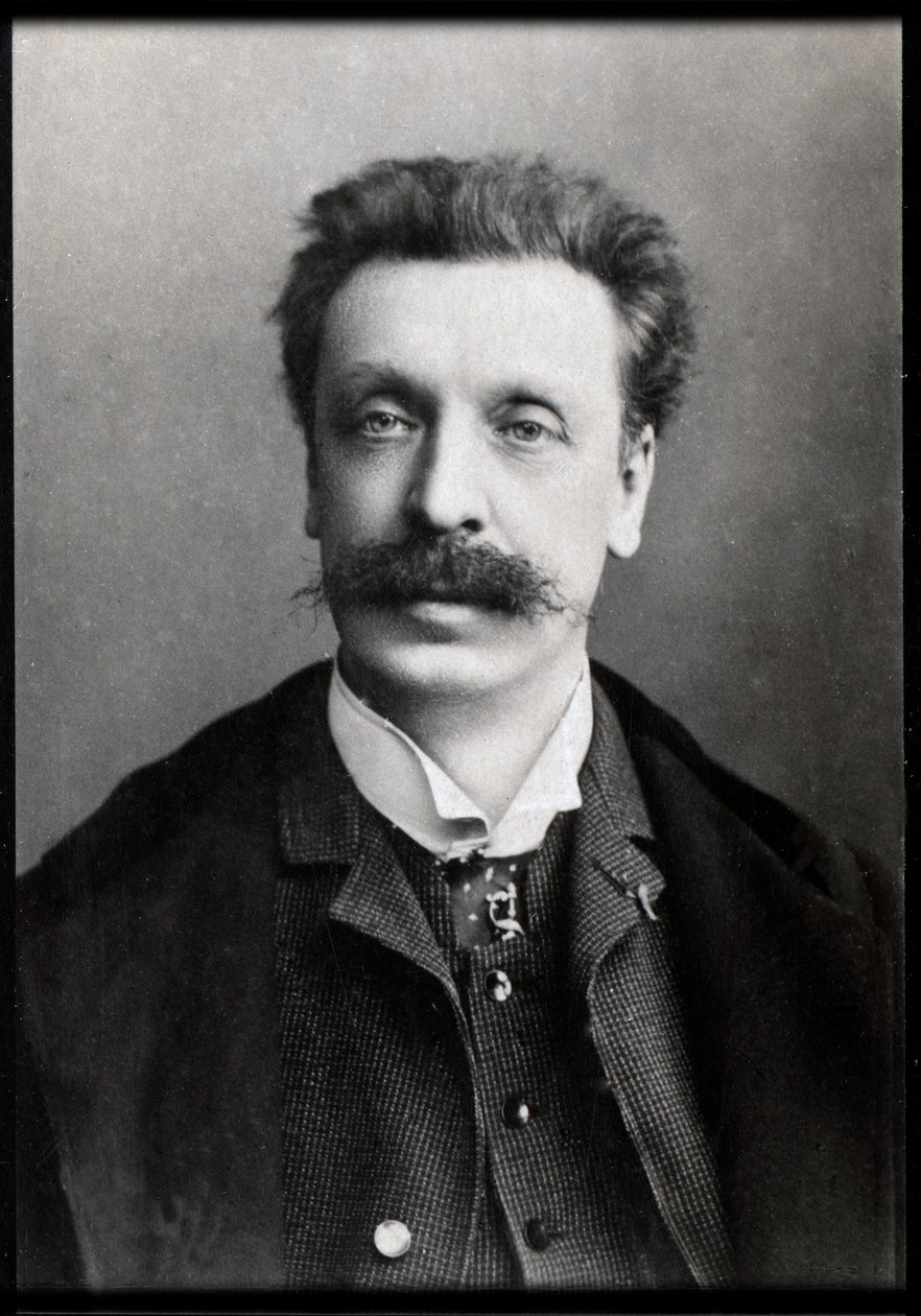 Victorin de Joncieres (Victorien Joncieres) (1839-1903), ranskalaisen säveltäjän ja musiikkikriitikon muotokuva. tekijältä French Photographer