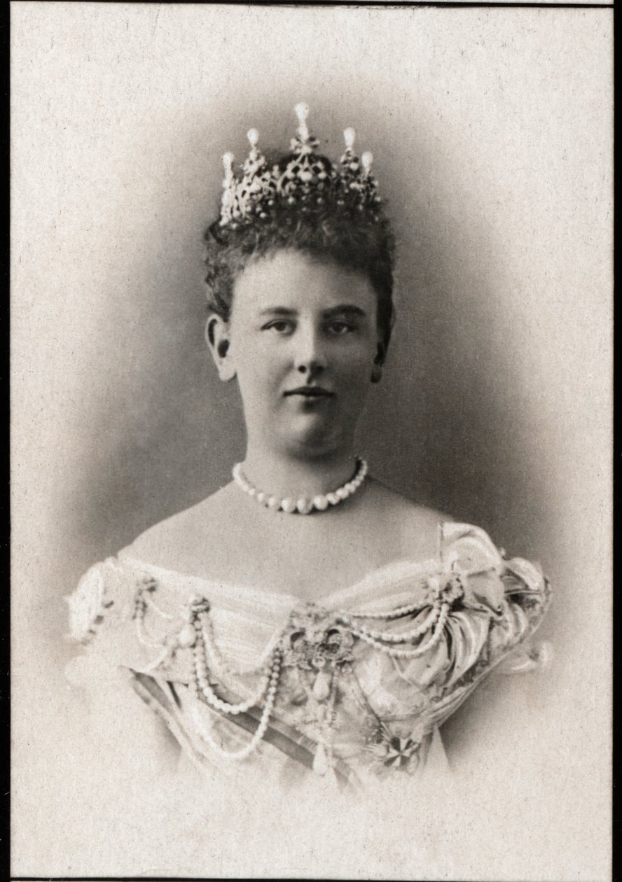 Alankomaiden kuningattaren Wilhelmina (1880-1962) muotokuva. tekijältä French Photographer