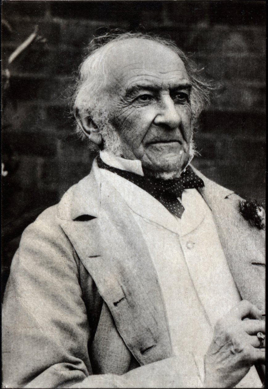 Muotokuva William Ewart Gladstonesta (1809-1898), brittiläisestä valtiomiehestä. tekijältä French Photographer