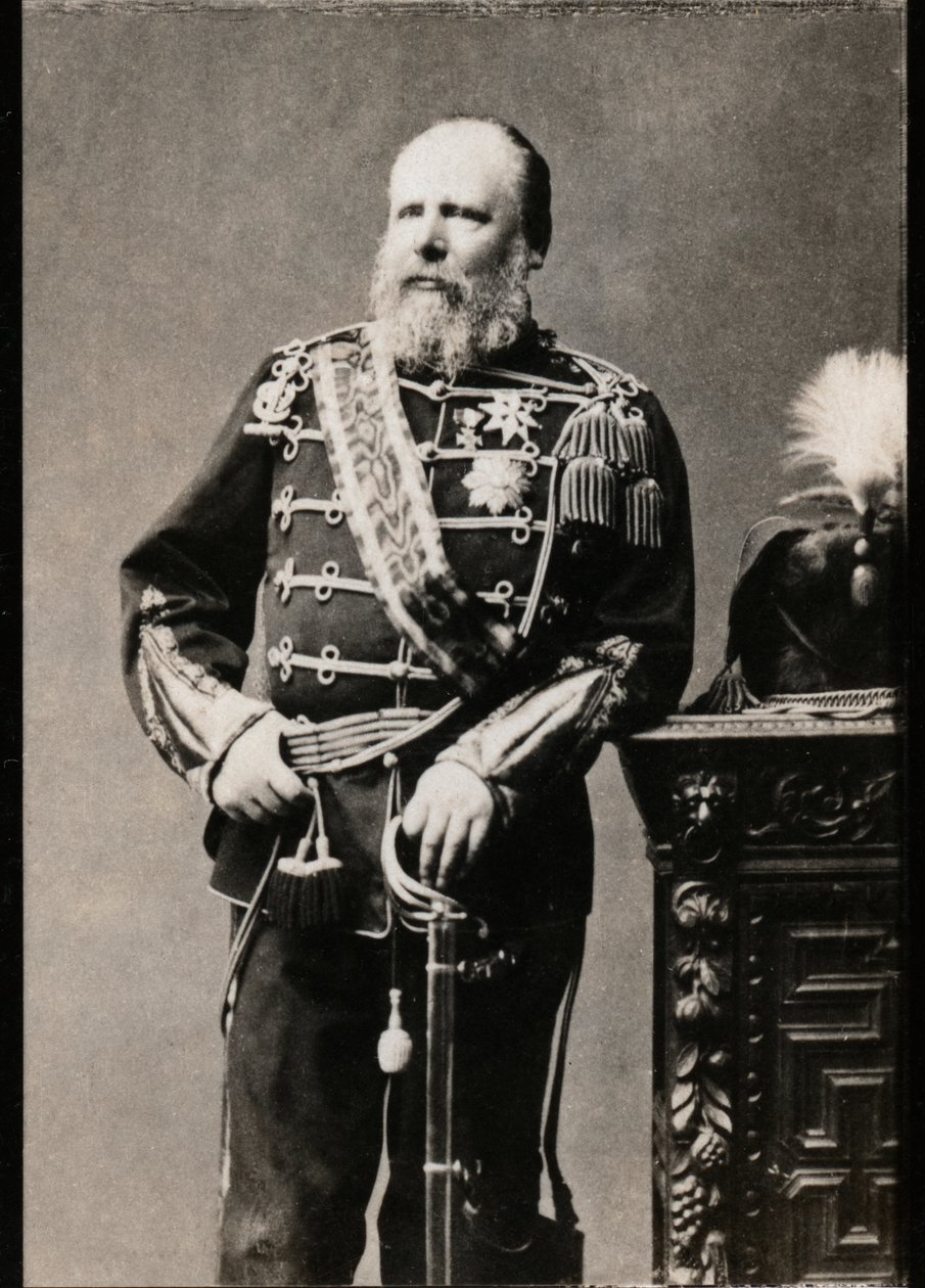 Alankomaiden kuninkaan Vilhelm III:n (1817-1890) muotokuva. tekijältä French Photographer