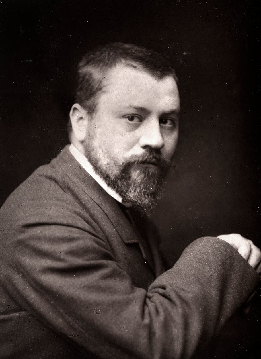 Taiteilija Désiré-Jules Lubin kuvasi Pariisin salongissa 1885 tekijältä French Photographer