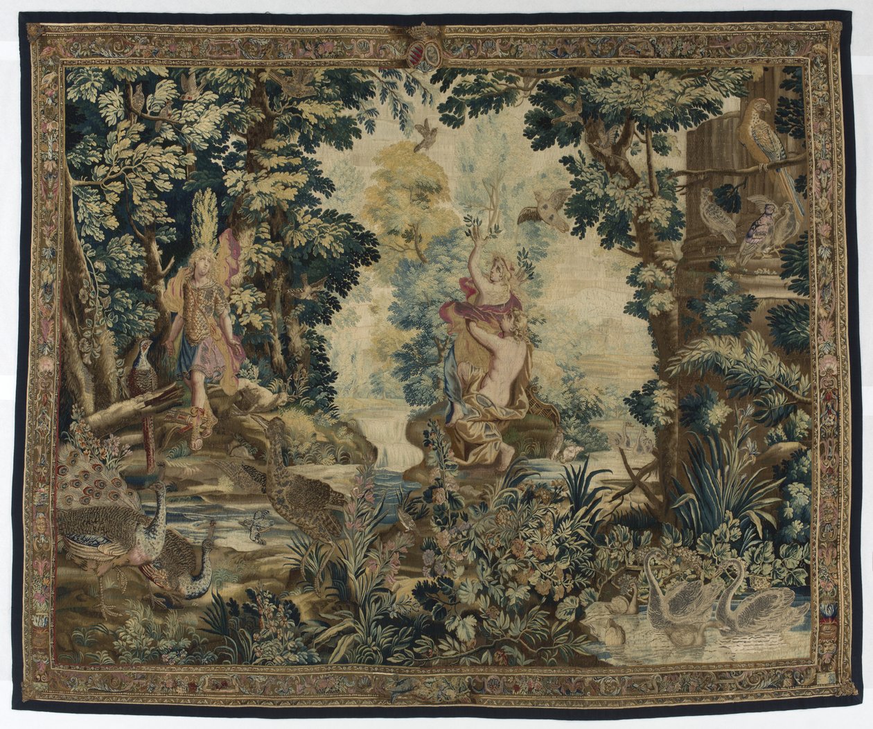 Apollo ja Daphne, Beauvais Manufactory (villa-, silkki- ja hopealanka) tekijältä French School