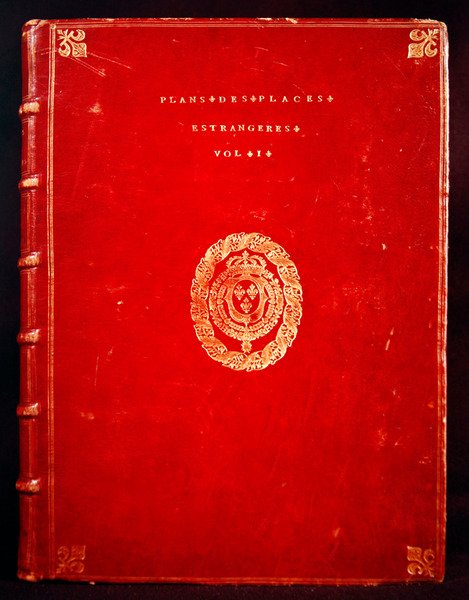 Ludvig XIV:n atlas. Ulkomaiset istuinsuunnitelmat, Vol. 1, 1665 (nahka) tekijältä French School