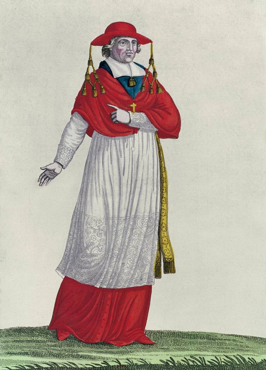 Cardinal Caprara (värikaiverrus) tekijältä French School