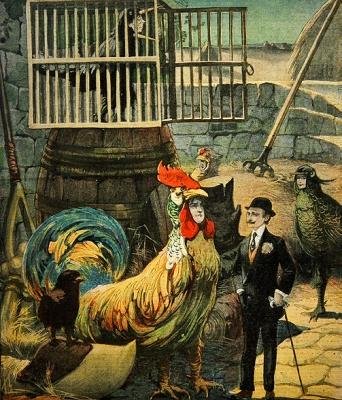 Chantecler, säeisnäytelmä Edmond Rostand, Le Petit Journalin kansi, 30. tammikuuta 1910 tekijältä French School