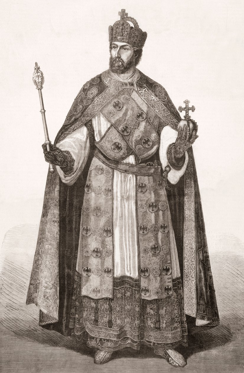 Kaarle V, Pyhän Rooman keisari, LUnivers Illustrésta, 1866 tekijältä French School