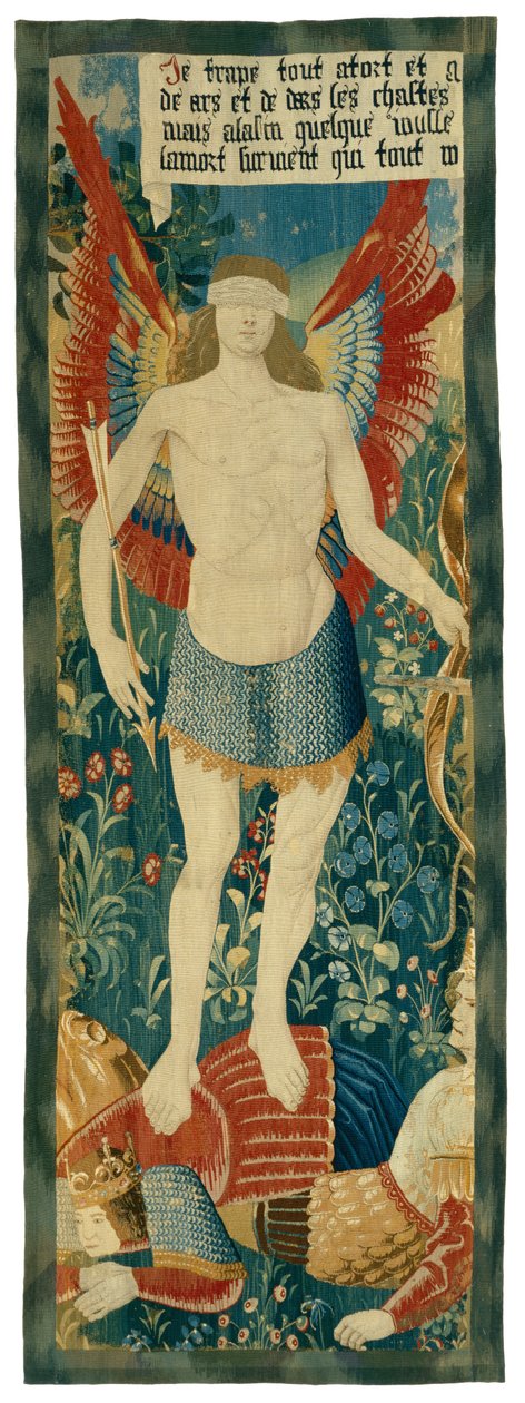 Eros Triumphant, 1500-20 (villa ja silkki) tekijältä French School