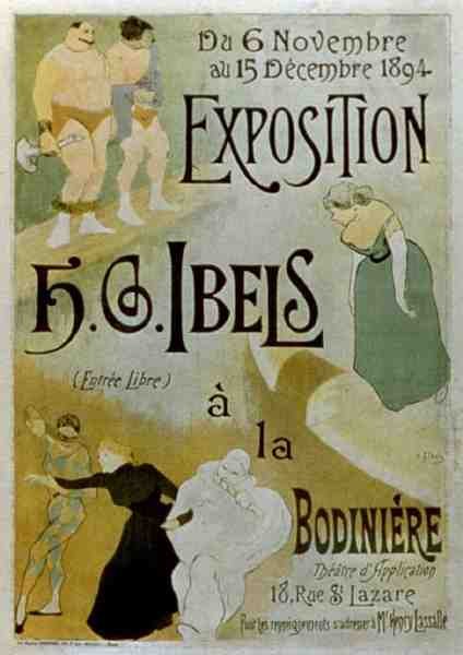 Näyttely H.B. Ibels Bodinieressa, 6.-15. joulukuuta 1894 tekijältä French School