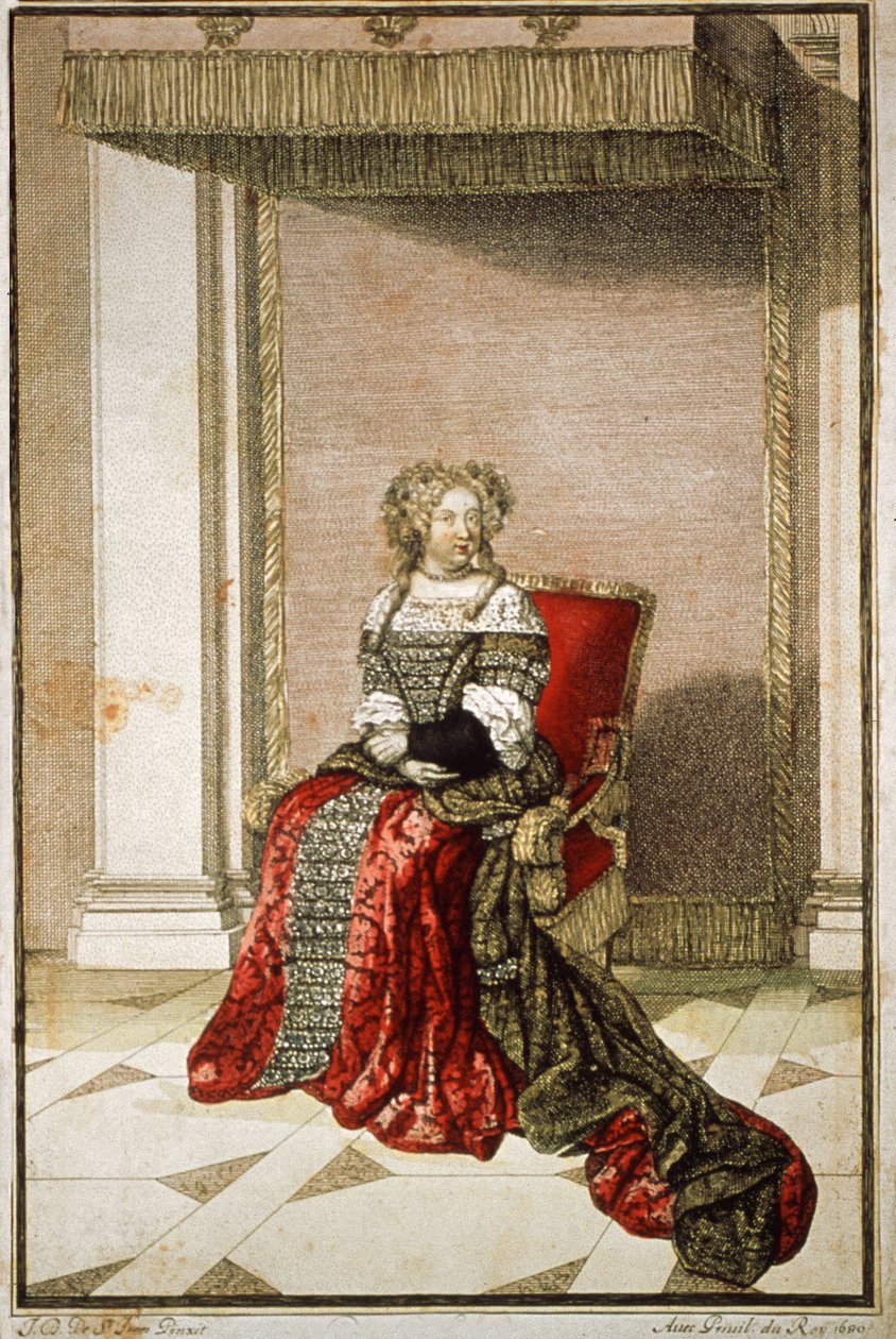 Marie Therese Itävalta, 1680 (värikaiverrus) tekijältä French School