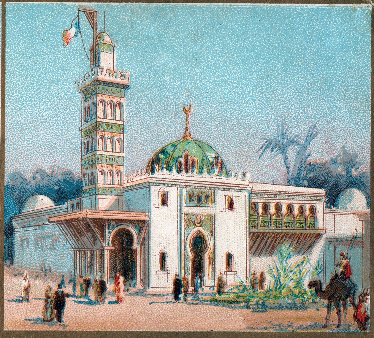Pariisi. Vuoden 1889 yleisnäyttely: arabien moskeija. tekijältä French School
