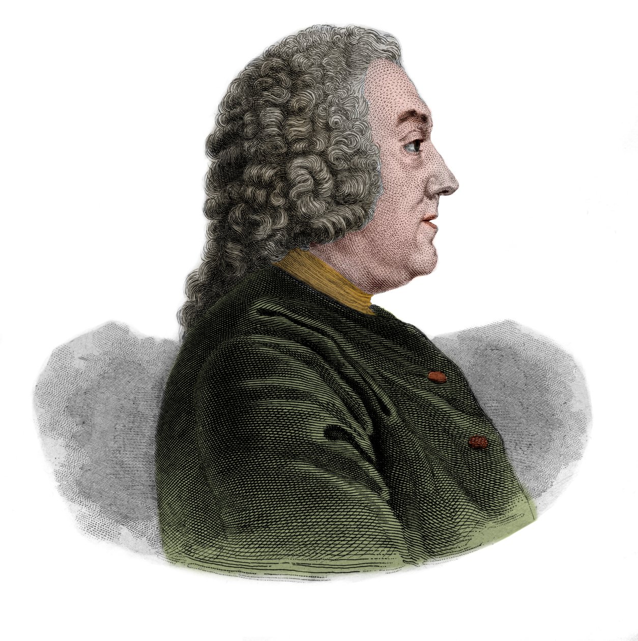 Muotokuva Anne Claude de Caylus marquis dEsternaysta, paroni de Bransacista (1692-1765) ranskalaisesta antikvariaatista, proto-arkeologista ja kirjemiehestä. tekijältä French School