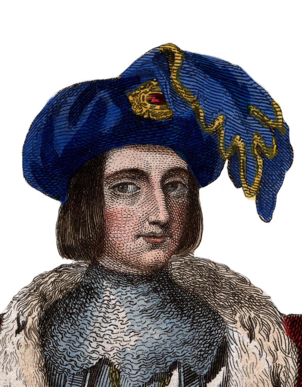 John of Orleansin, Dunoisin kreivin (Orleansin paskiainen) (1402-1468) muotokuva. tekijältä French School
