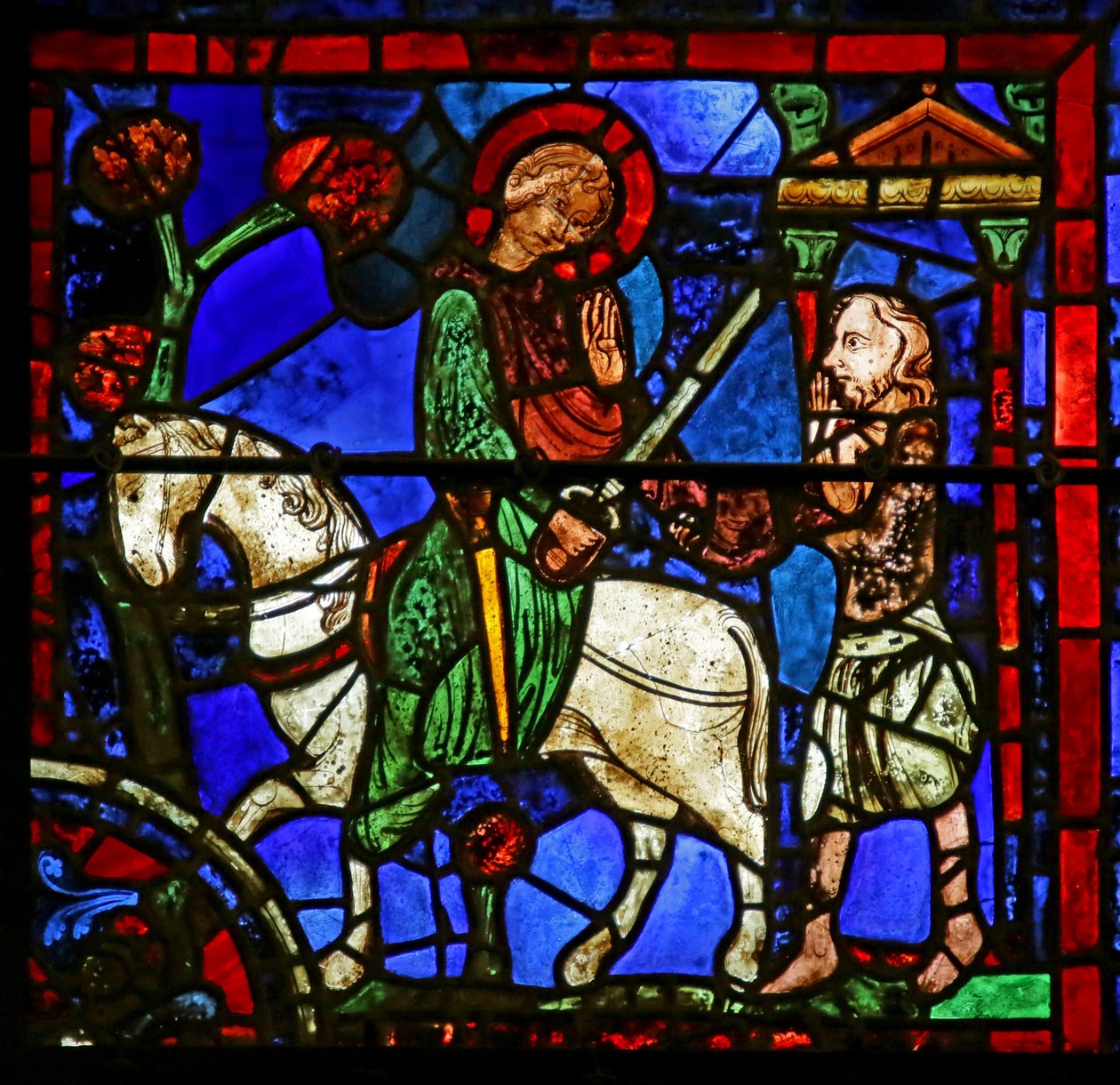Eksena mula sa Buhay ni St. Martin, Chartres Cathedral finn tekijältä French School