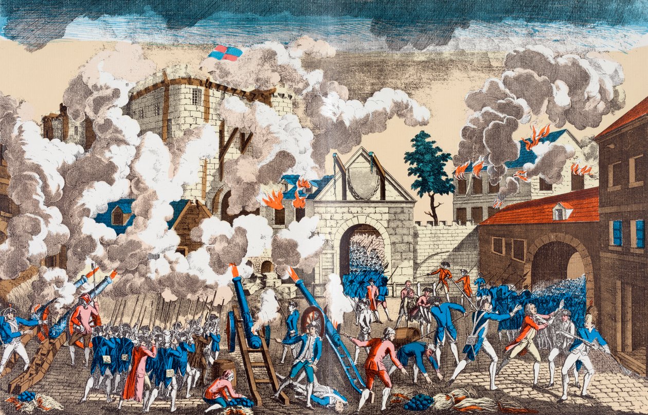 Bastillen myrsky, 14. heinäkuuta 1789 tekijältä French School