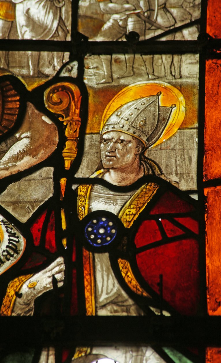 Ikkuna, joka kuvaa Saint Thomas Becketiä, 1500-1600-luku tekijältä French School