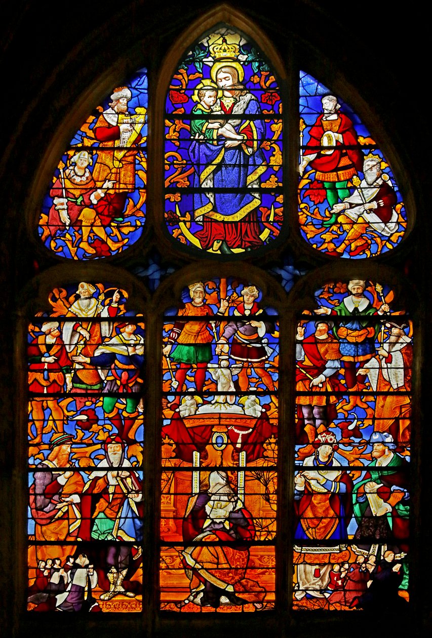Iitsenpuuta esittävä ikkuna, n.1532. tekijältä French School