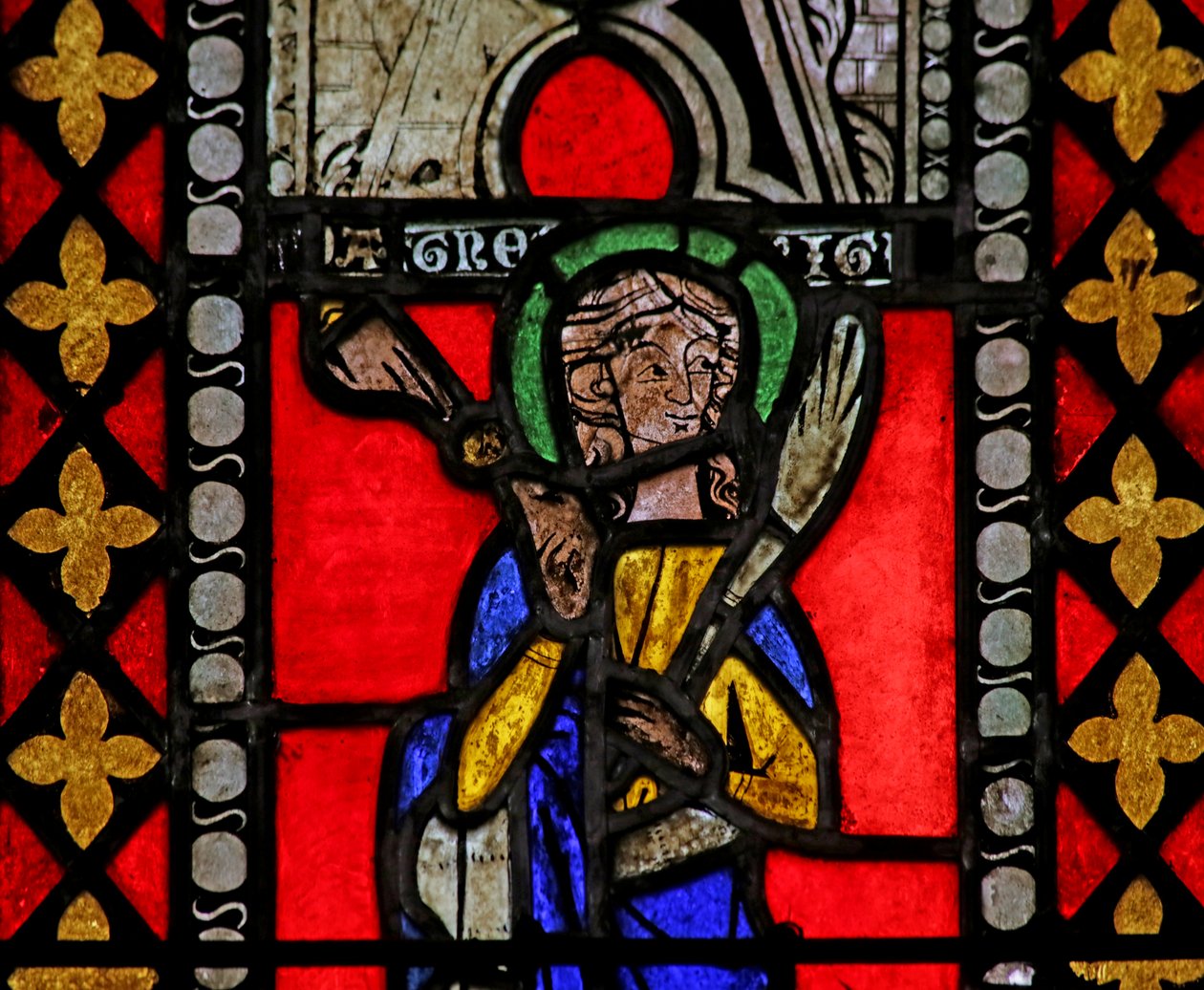 Johanneksen Kastajan kirkon ikkuna, noin 1275. tekijältä French School