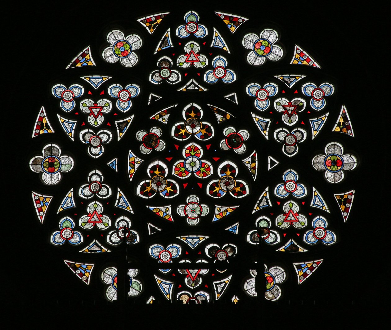 Johanneksen Kastajan kirkon ikkuna 1340-50. tekijältä French School