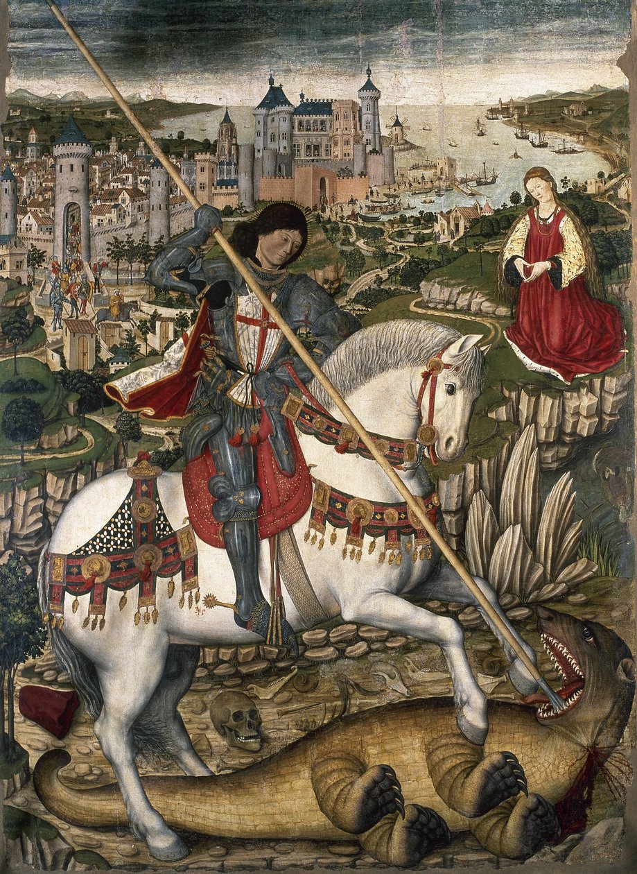 Pere Niçard, Sant Jordi (St. George), 1470 tekijältä Spanish School