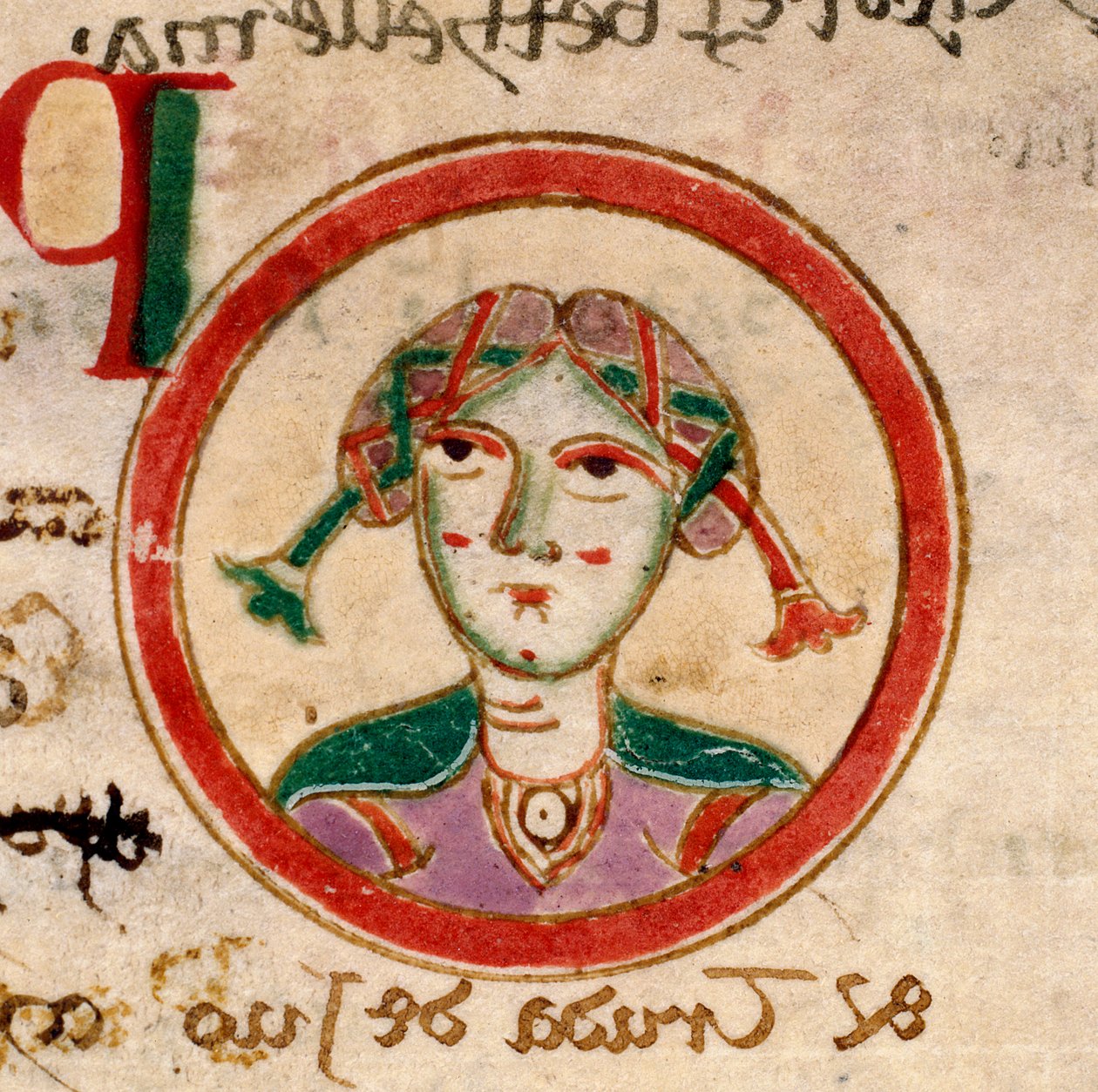 St. Euphemia: f.103v of Obitarium Sancti Spiritus tekijältä Unknown