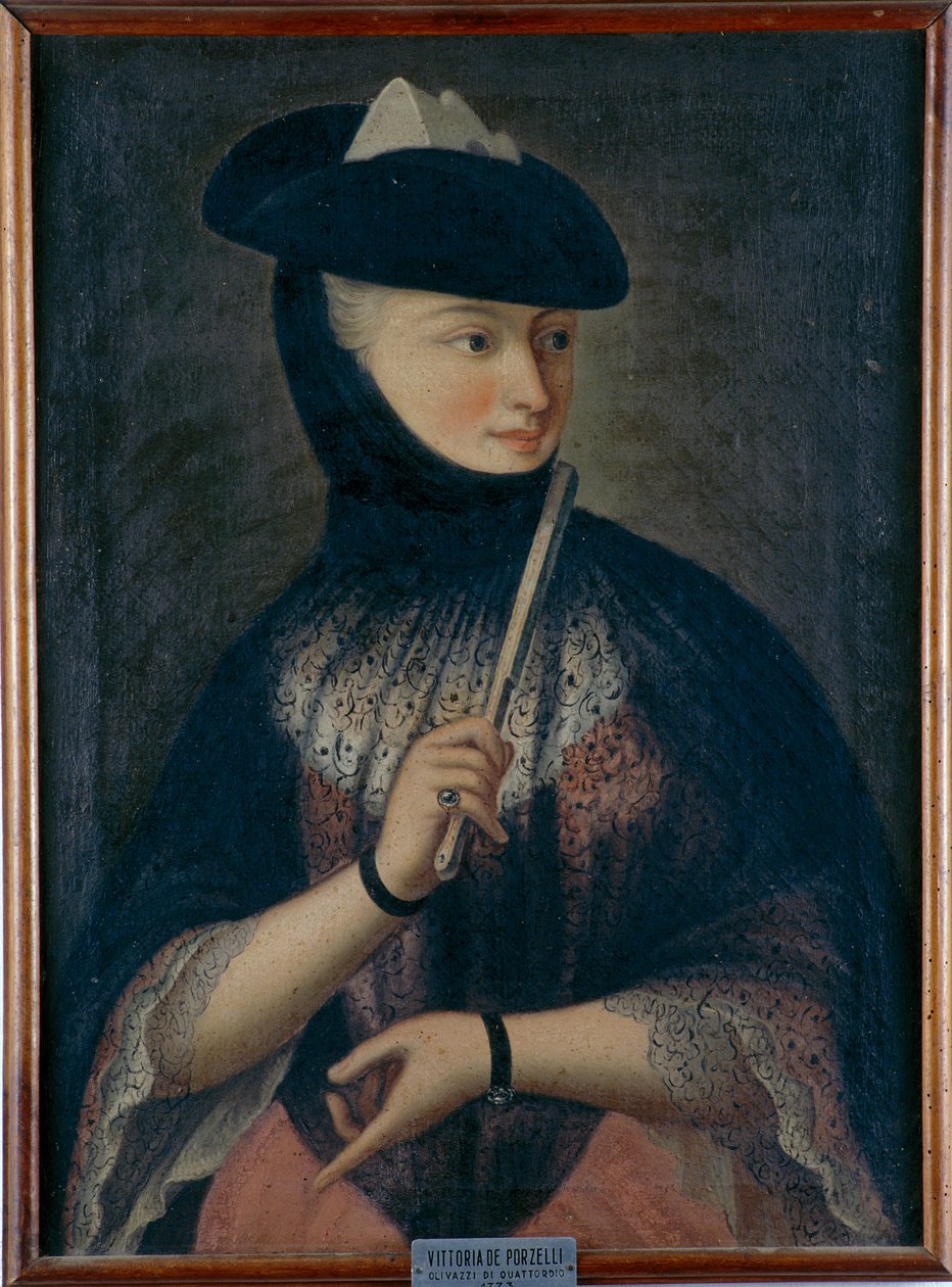 Vittoria de Porzellin muotokuva, 1773 tekijältä Unknown