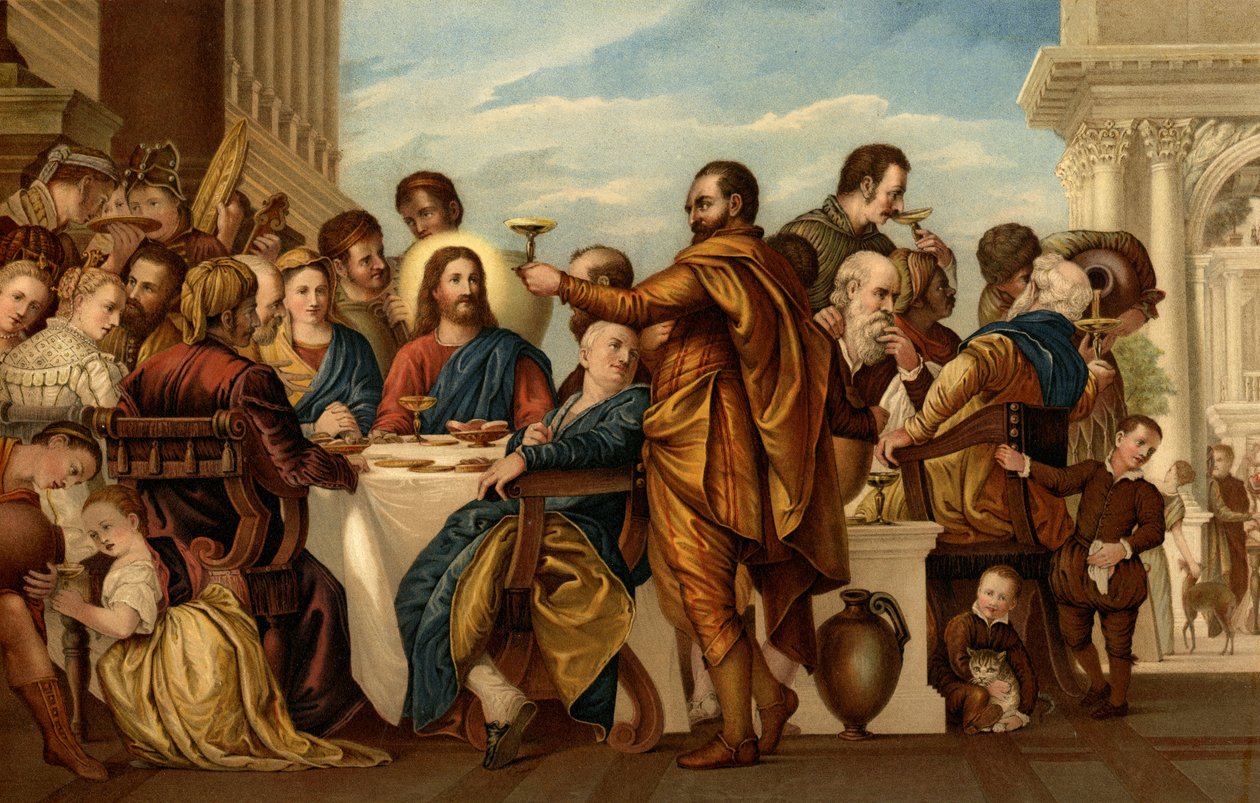 Avioliitto Kaanassa tekijältä after Veronese