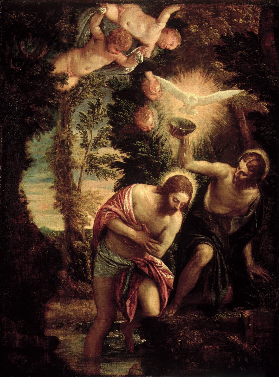 Kristuksen kaste tekijältä Paolo Veronese