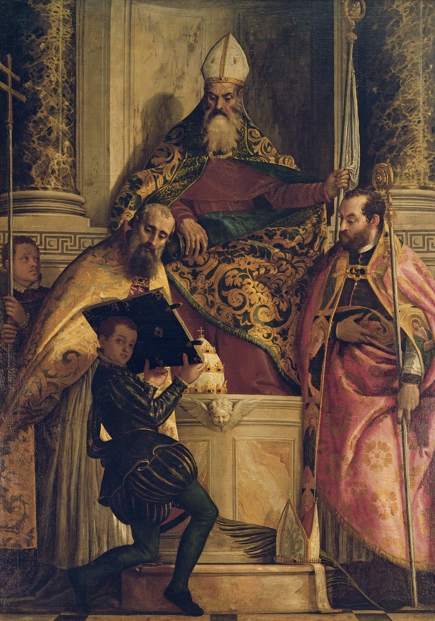 Huonekalut ja erilaiset esineet 1100- ja 1300-luvuilta tekijältä Paolo Veronese