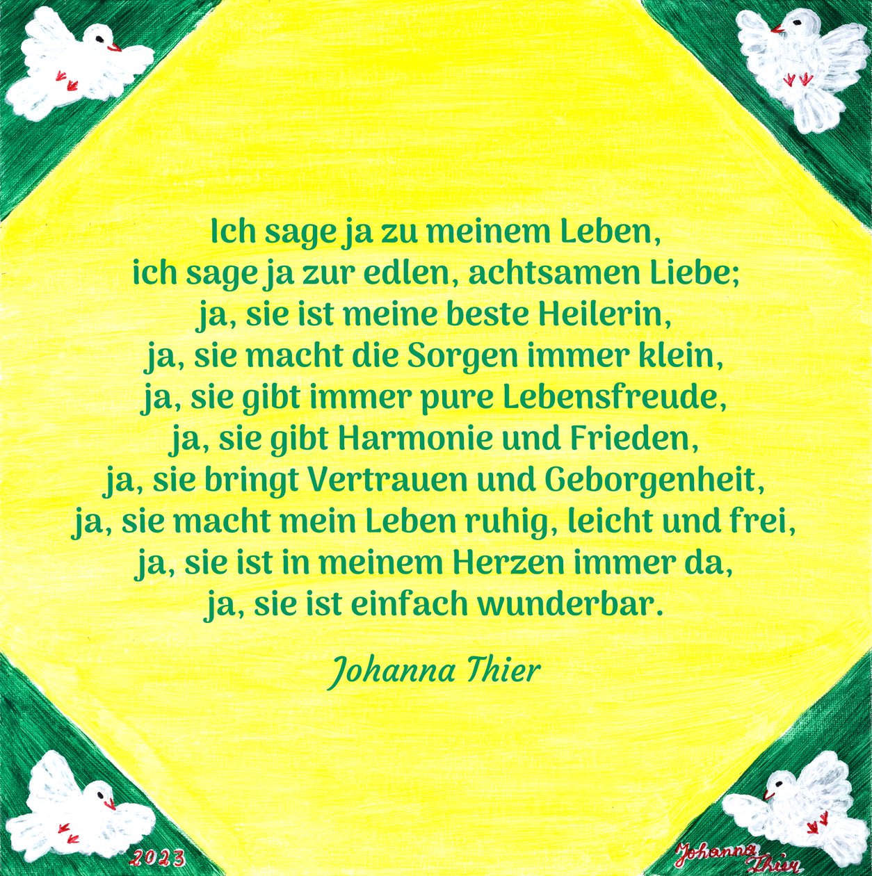 Sanon kyllä - versio 2 tekijältä Johanna Thier
