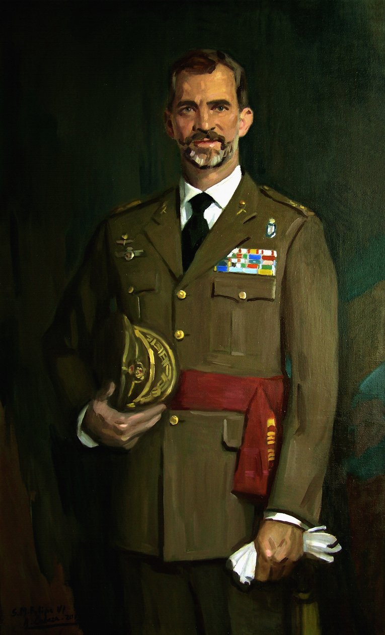 Felipe VI:n muotokuva tekijältä Alejandro Cabeza