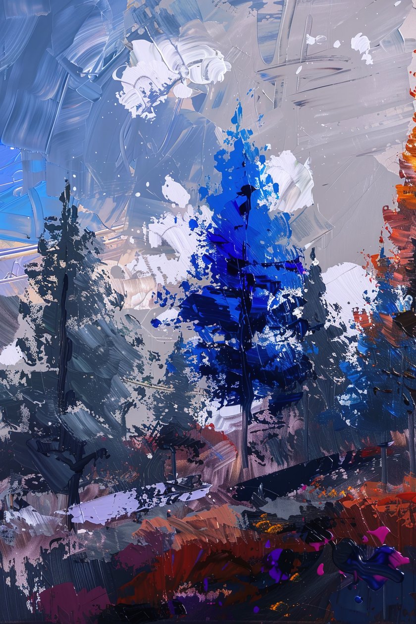 Kaunis maisema metsän kanssa, seinäkoriste, jota rakastat tekijältä F. Abderrahim