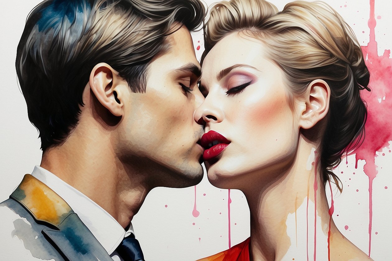 Pop Art Kiss W51 tekijältä Mario Witt