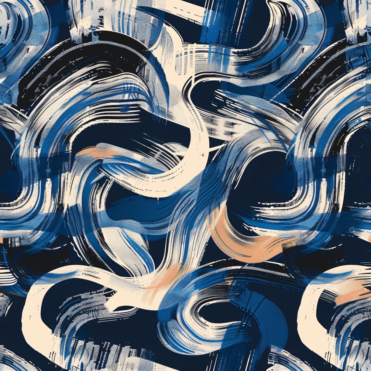 Vibrant Abstract Brushstrokes, abstrakti tekstuuri suunnittelu, kankaalle taidetulosteita tekijältä F. Abderrahim