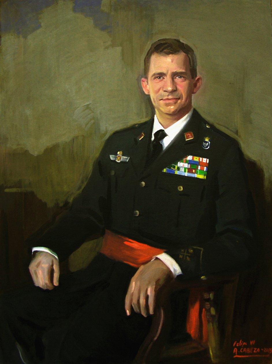 Felipe VI:n muotokuva tekijältä Alejandro Cabeza