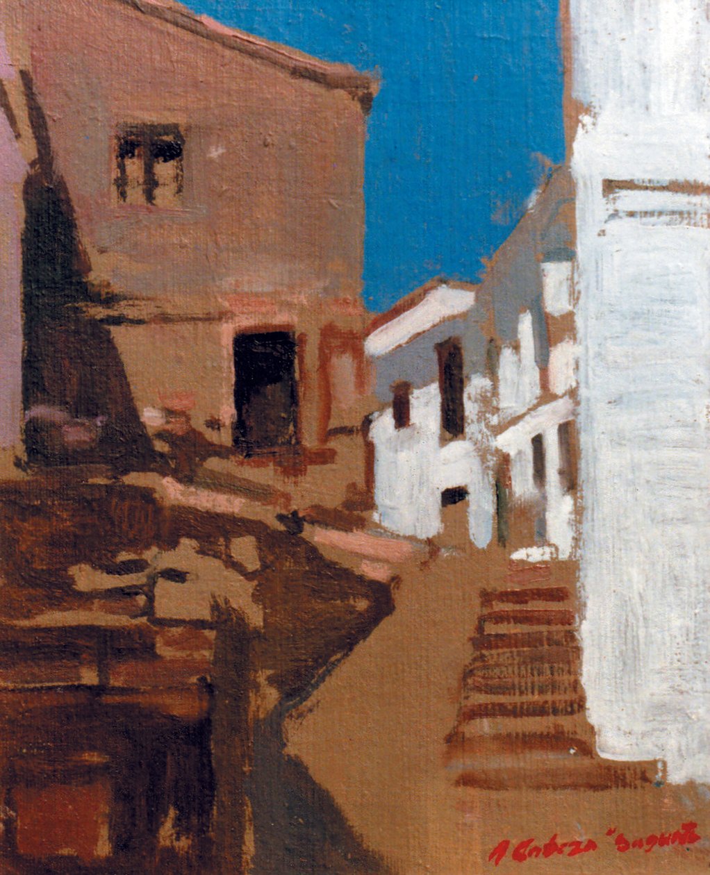 Pintura Valenciana - Calle de Sagunto tekijältä Alejandro Cabeza