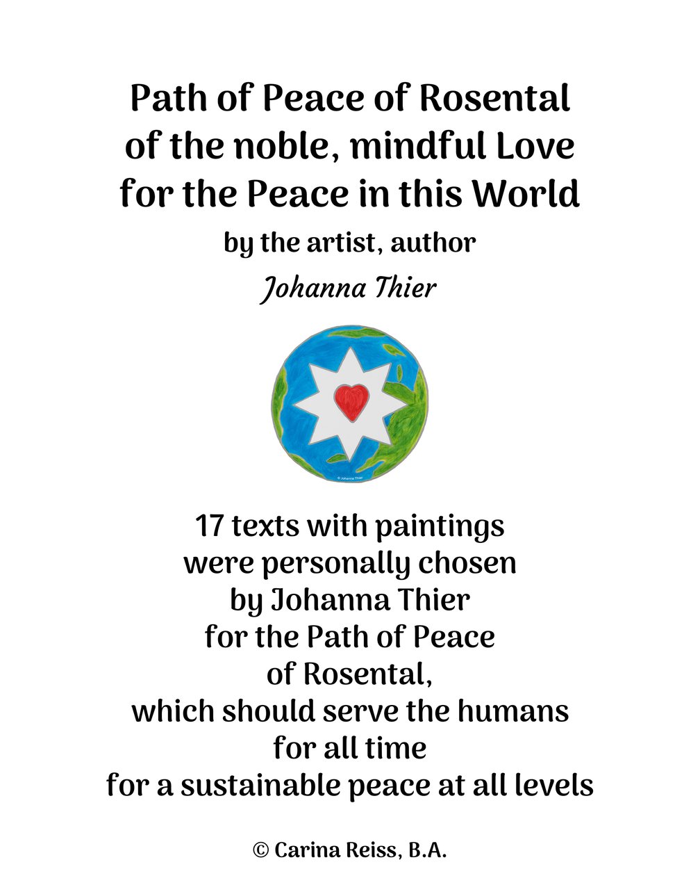 Path of Peace of Rosental tekijältä Johanna Thier